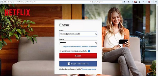 Como localizar o histórico da Netflix