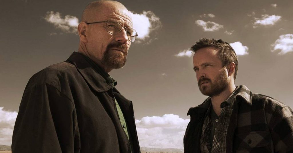 Bryan Cranston e Aaron Paul em Breaking Bad