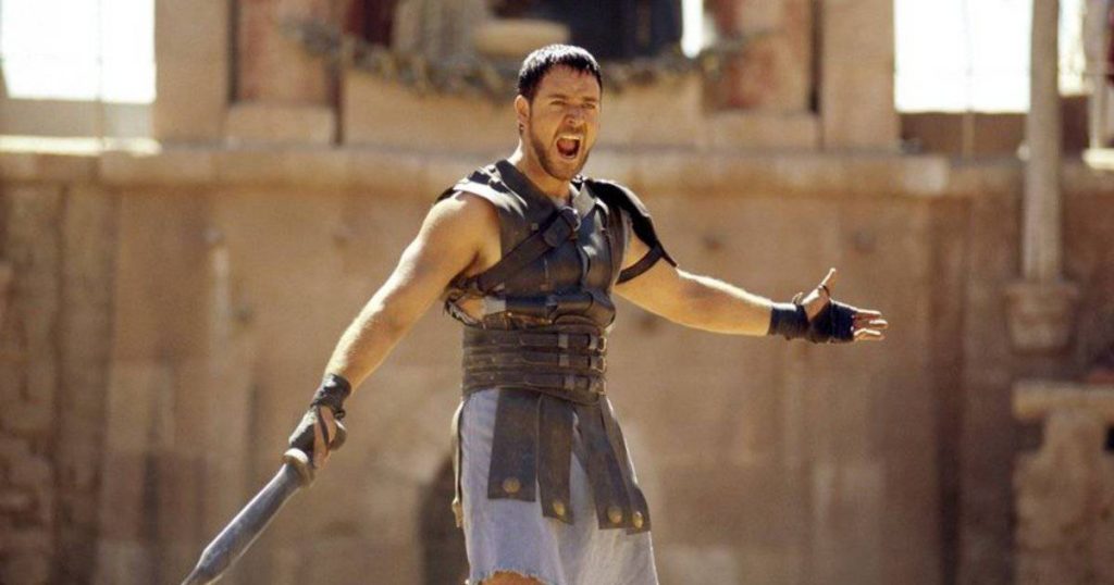 Russell Crowe em Gladiador